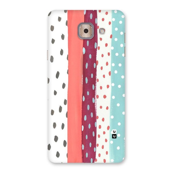 Polka Brush Art Back Case for Galaxy J7 Max