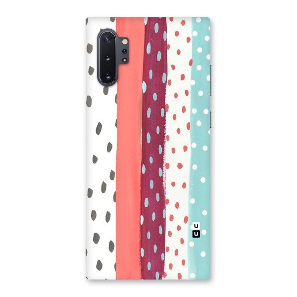 Polka Brush Art Back Case for Galaxy Note 10 Plus