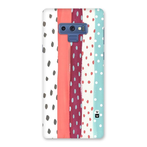 Polka Brush Art Back Case for Galaxy Note 9