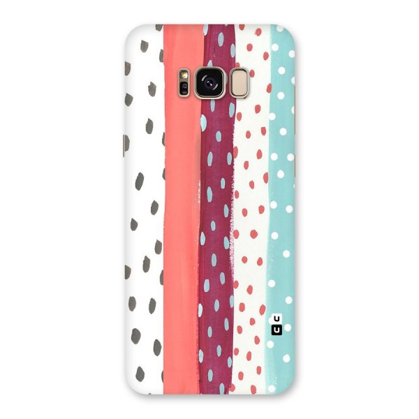 Polka Brush Art Back Case for Galaxy S8 Plus