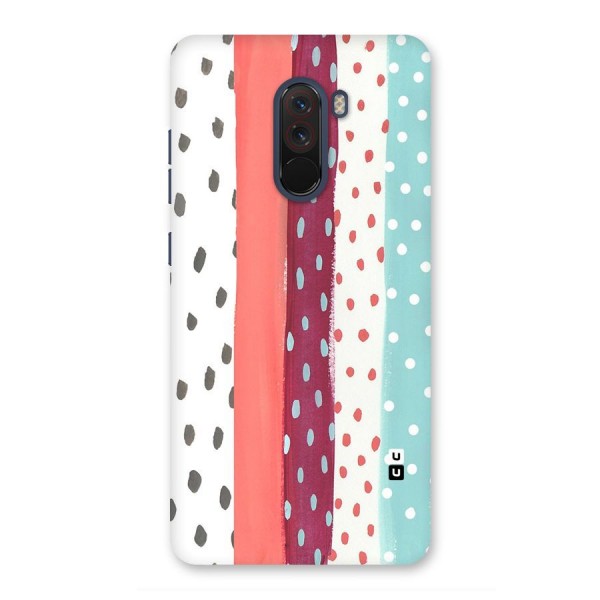 Polka Brush Art Back Case for Poco F1