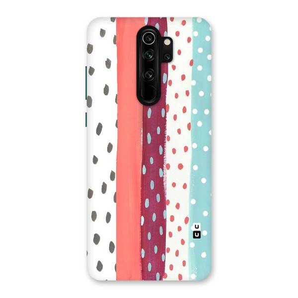 Polka Brush Art Back Case for Redmi Note 8 Pro