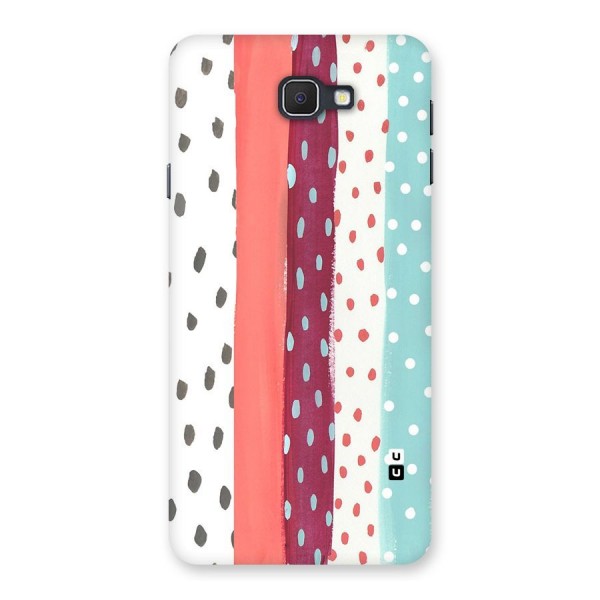 Polka Brush Art Back Case for Samsung Galaxy J7 Prime