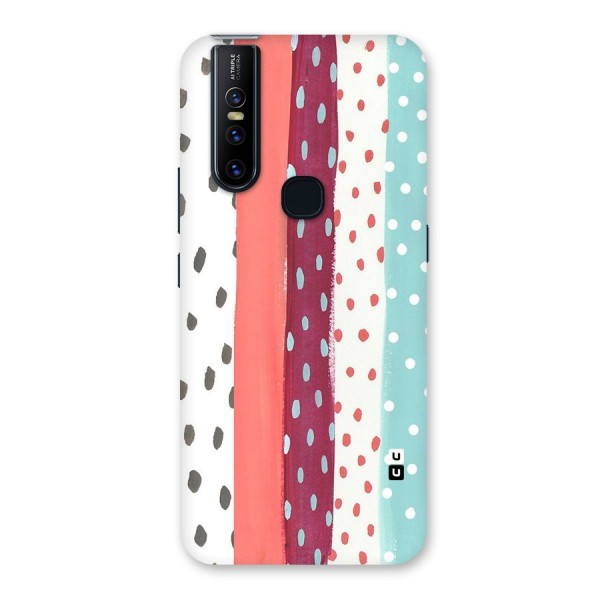 Polka Brush Art Back Case for Vivo V15