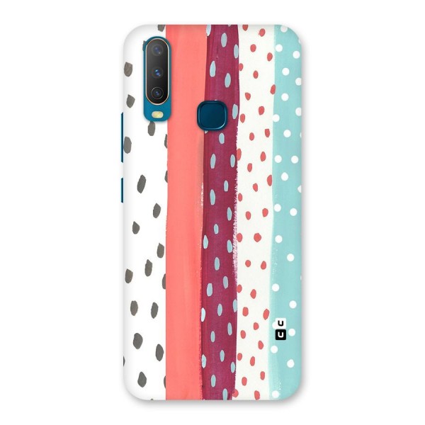 Polka Brush Art Back Case for Vivo Y17