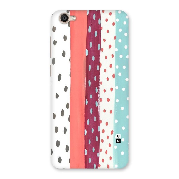 Polka Brush Art Back Case for Vivo Y55s