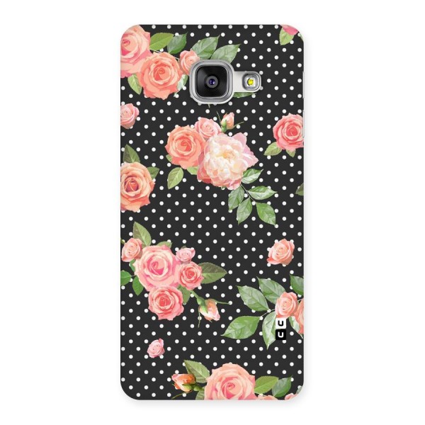 Polka Peach Back Case for Galaxy A3 2016