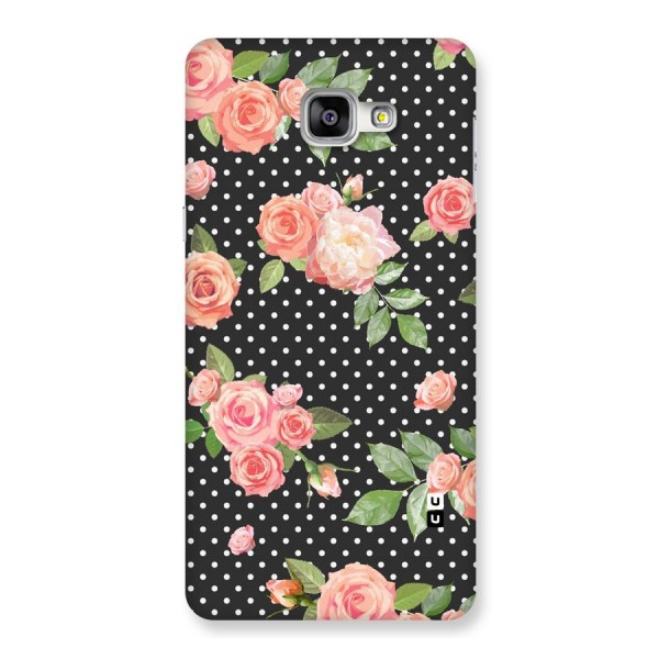 Polka Peach Back Case for Galaxy A9