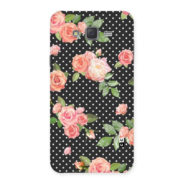 Polka Peach Back Case for Galaxy J7