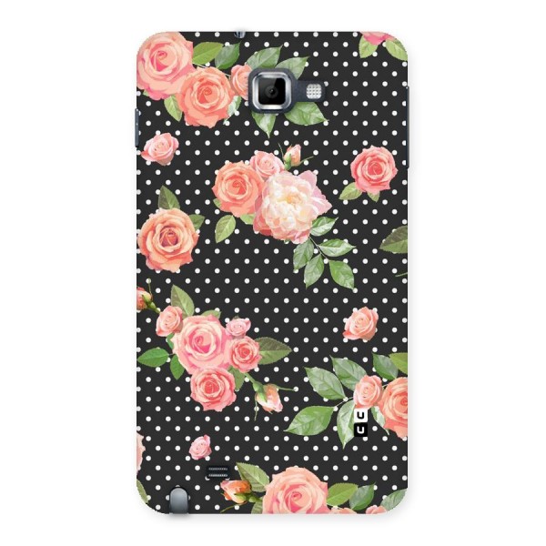 Polka Peach Back Case for Galaxy Note