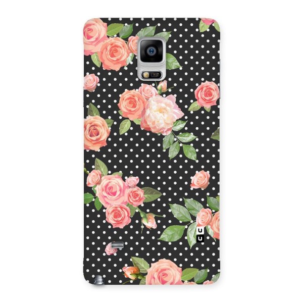 Polka Peach Back Case for Galaxy Note 4