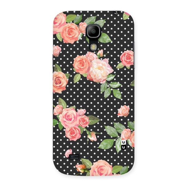 Polka Peach Back Case for Galaxy S4 Mini