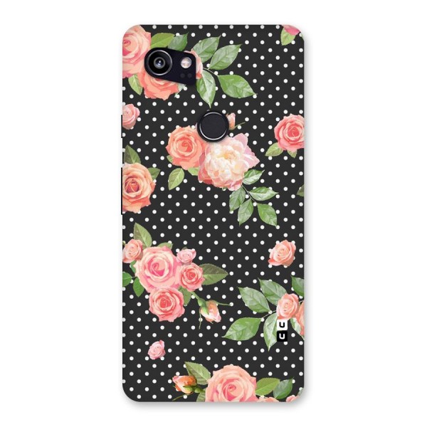 Polka Peach Back Case for Google Pixel 2 XL