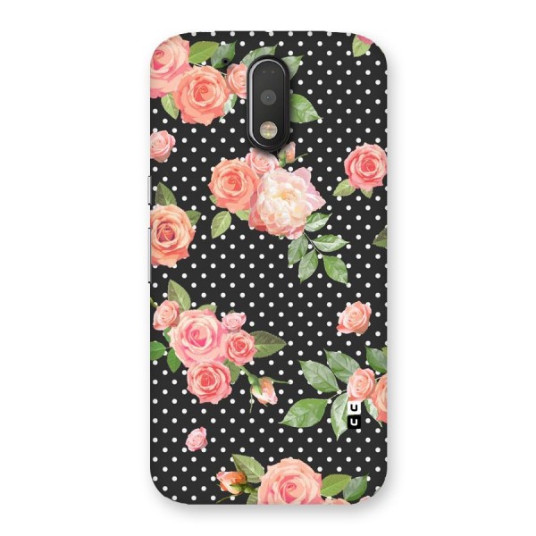 Polka Peach Back Case for Motorola Moto G4