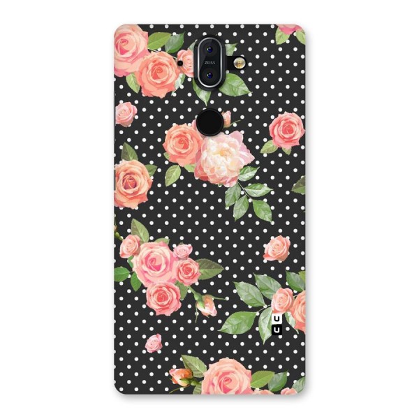 Polka Peach Back Case for Nokia 8 Sirocco