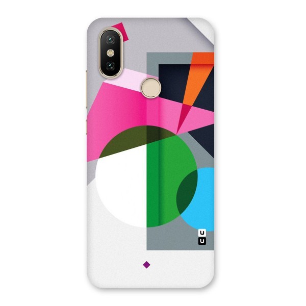 Polygons Cute Pattern Back Case for Mi A2