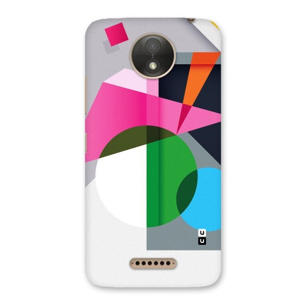 Polygons Cute Pattern Back Case for Moto C Plus