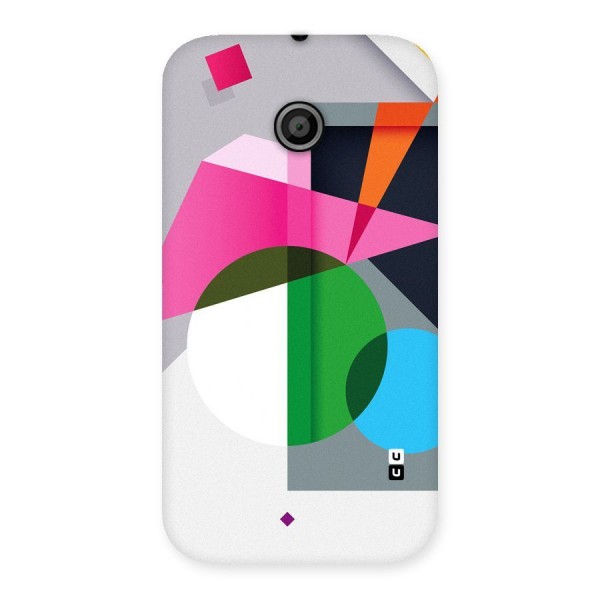 Polygons Cute Pattern Back Case for Moto E