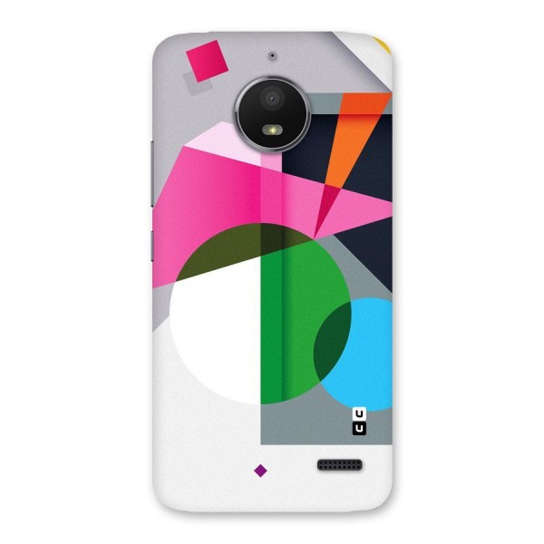 Polygons Cute Pattern Back Case for Moto E4