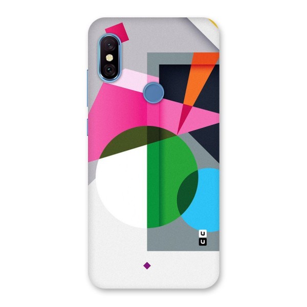 Polygons Cute Pattern Back Case for Redmi Note 6 Pro