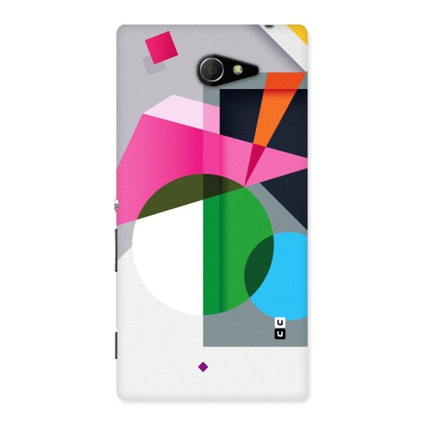 Polygons Cute Pattern Back Case for Sony Xperia M2