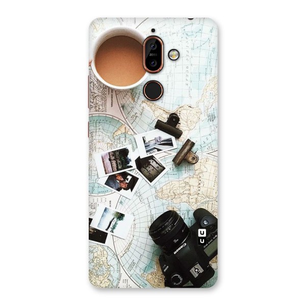 Post Stamps Travel Back Case for Nokia 7 Plus