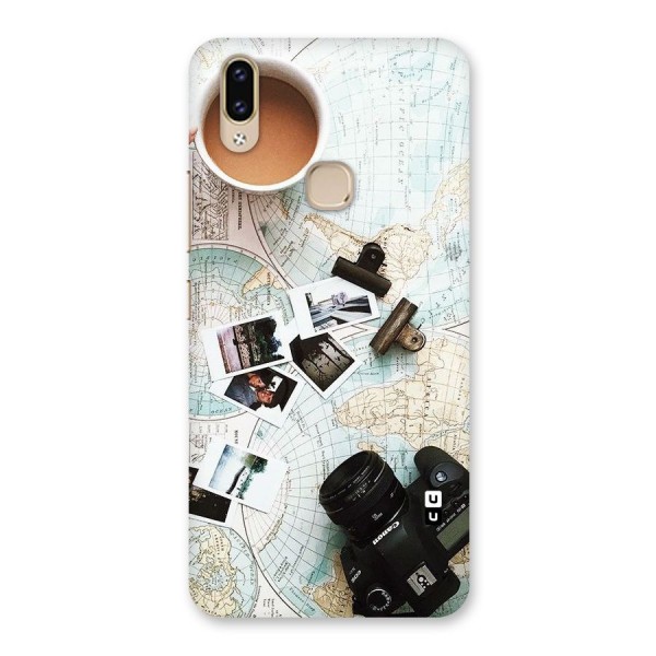 Post Stamps Travel Back Case for Vivo V9