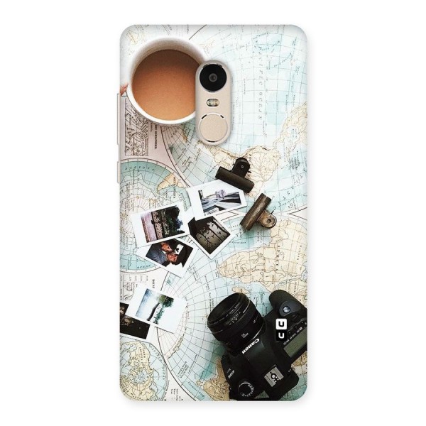 Post Stamps Travel Back Case for Xiaomi Redmi Note 4