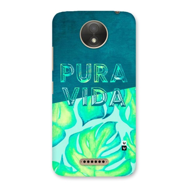 Pre Vida Back Case for Moto C Plus