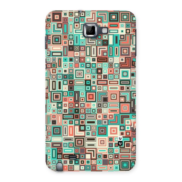 Pretty Boxes Design Back Case for Galaxy Note