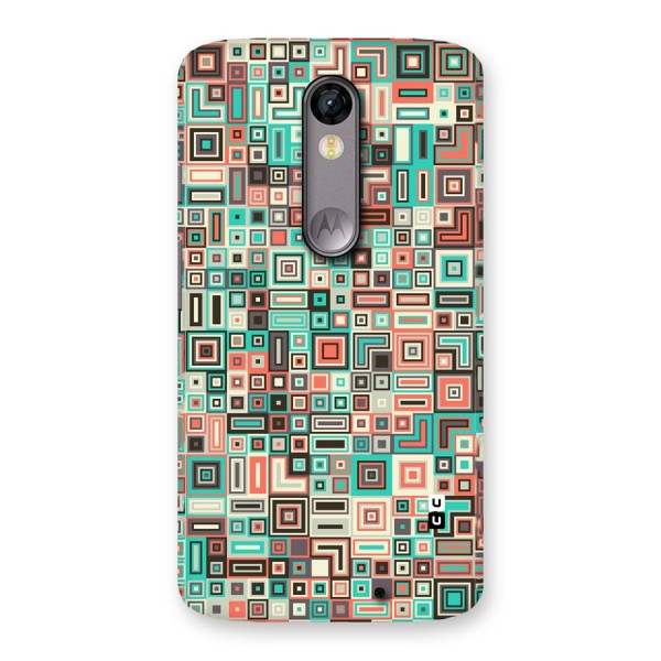 Pretty Boxes Design Back Case for Moto X Force