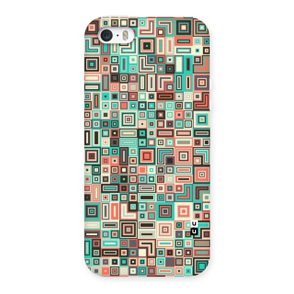 Pretty Boxes Design Back Case for iPhone SE