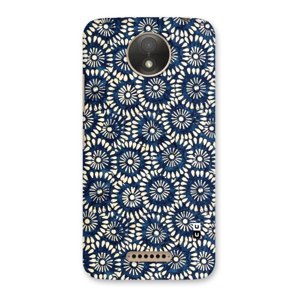 Pretty Circles Back Case for Moto C Plus