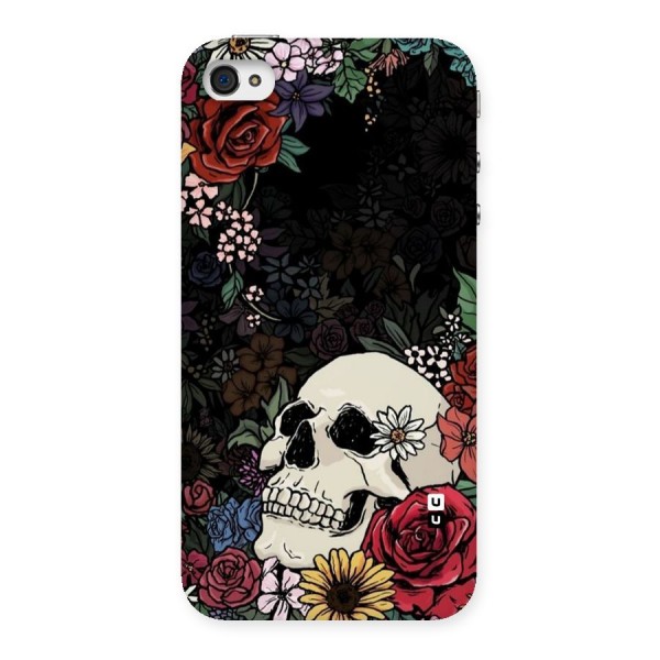 Pretty Skull Back Case for iPhone 4 4s