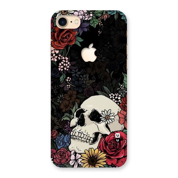 Pretty Skull Back Case for iPhone 7 Apple Cut