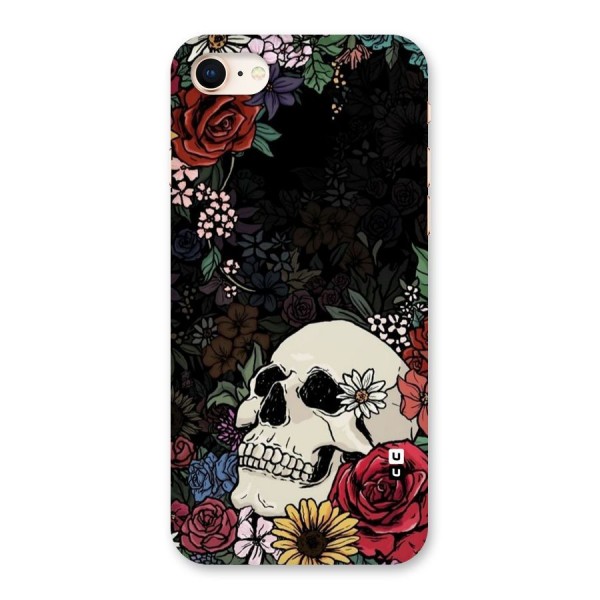 Pretty Skull Back Case for iPhone 8