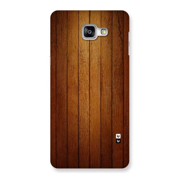 Proper Brown Wood Back Case for Galaxy A9