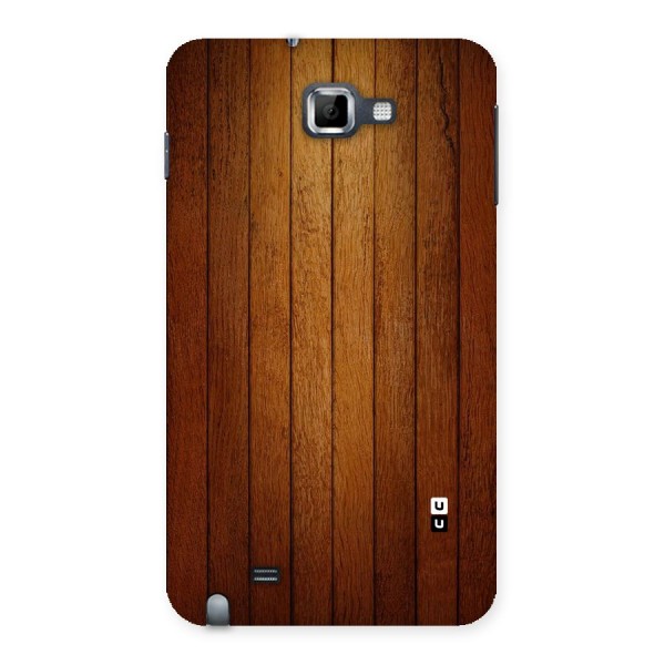 Proper Brown Wood Back Case for Galaxy Note