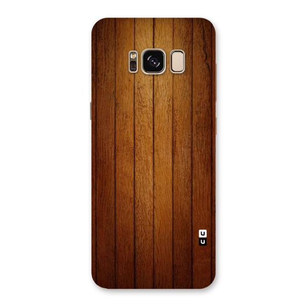 Proper Brown Wood Back Case for Galaxy S8