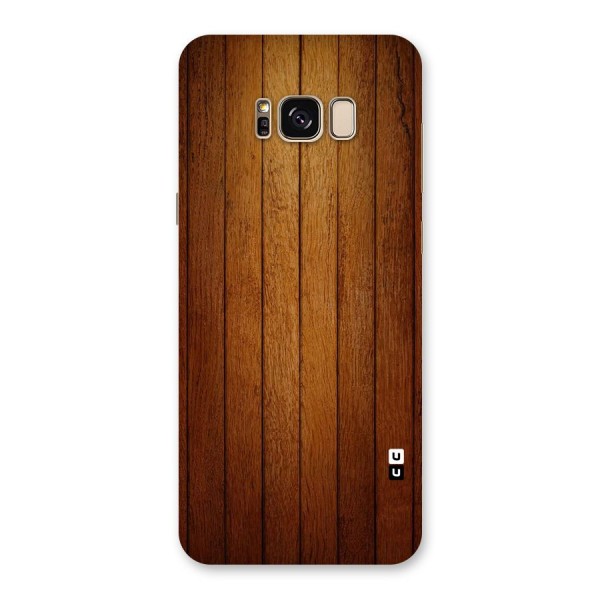 Proper Brown Wood Back Case for Galaxy S8 Plus