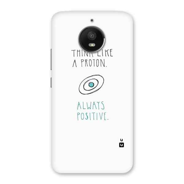 Proton Positive Back Case for Moto E4 Plus