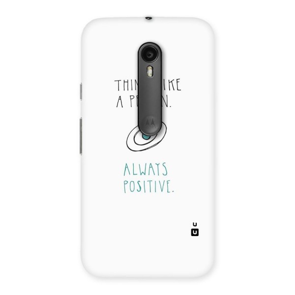 Proton Positive Back Case for Moto G3