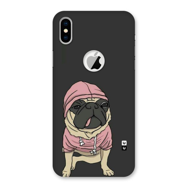 Pug Swag Back Case for iPhone XS Logo Cut