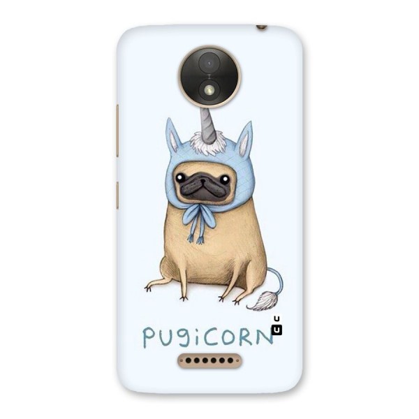 Pugicorn Back Case for Moto C Plus