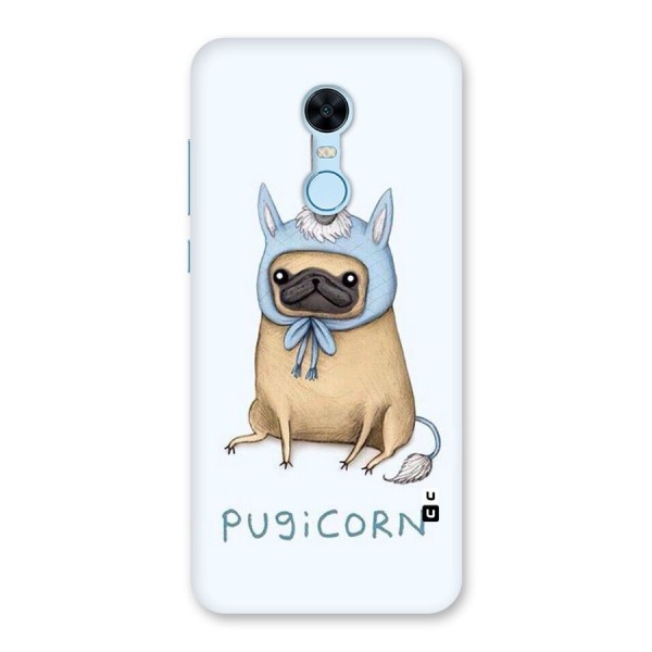 Pugicorn Back Case for Redmi Note 5