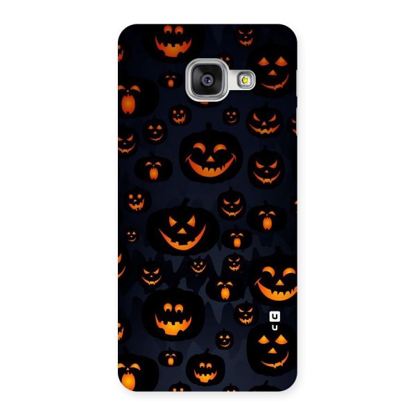 Pumpkin Smile Pattern Back Case for Galaxy A3 2016