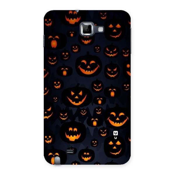 Pumpkin Smile Pattern Back Case for Galaxy Note