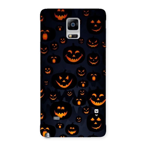 Pumpkin Smile Pattern Back Case for Galaxy Note 4