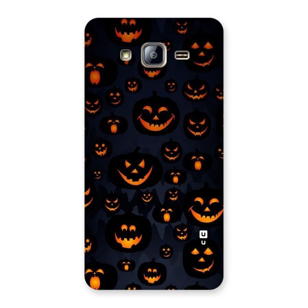 Pumpkin Smile Pattern Back Case for Galaxy On5