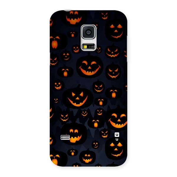 Pumpkin Smile Pattern Back Case for Galaxy S5 Mini